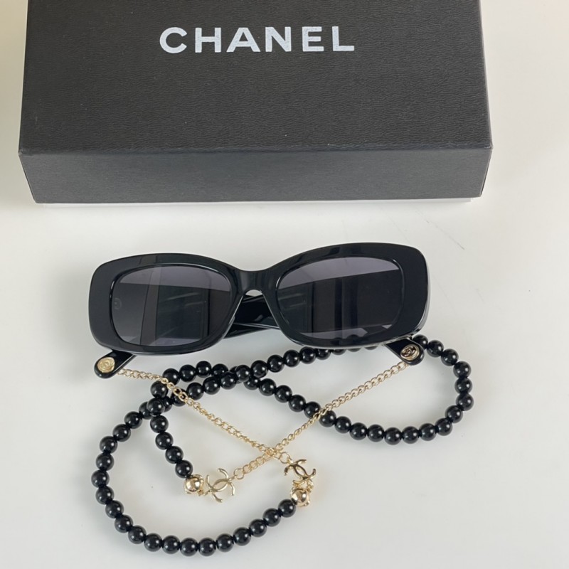 Chanel CH5488 Sunglasses In Black Gray