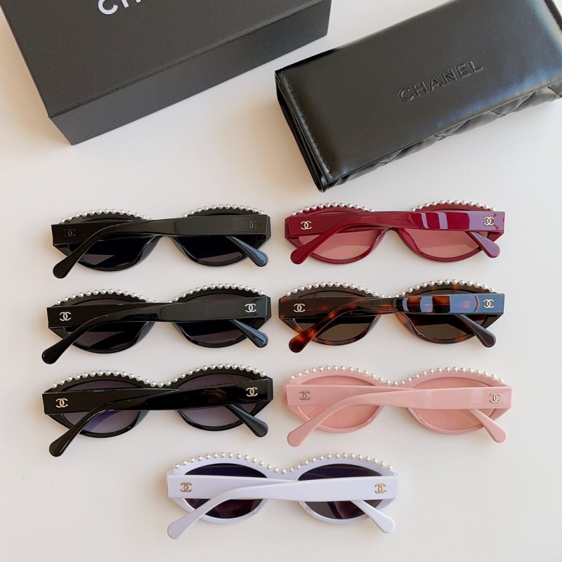 Chanel CH9110 Sunglasses In Black Gray