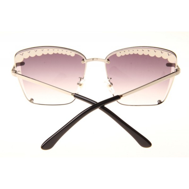 Chanel CH71109S Sunglasses In Gold Gradient Grey