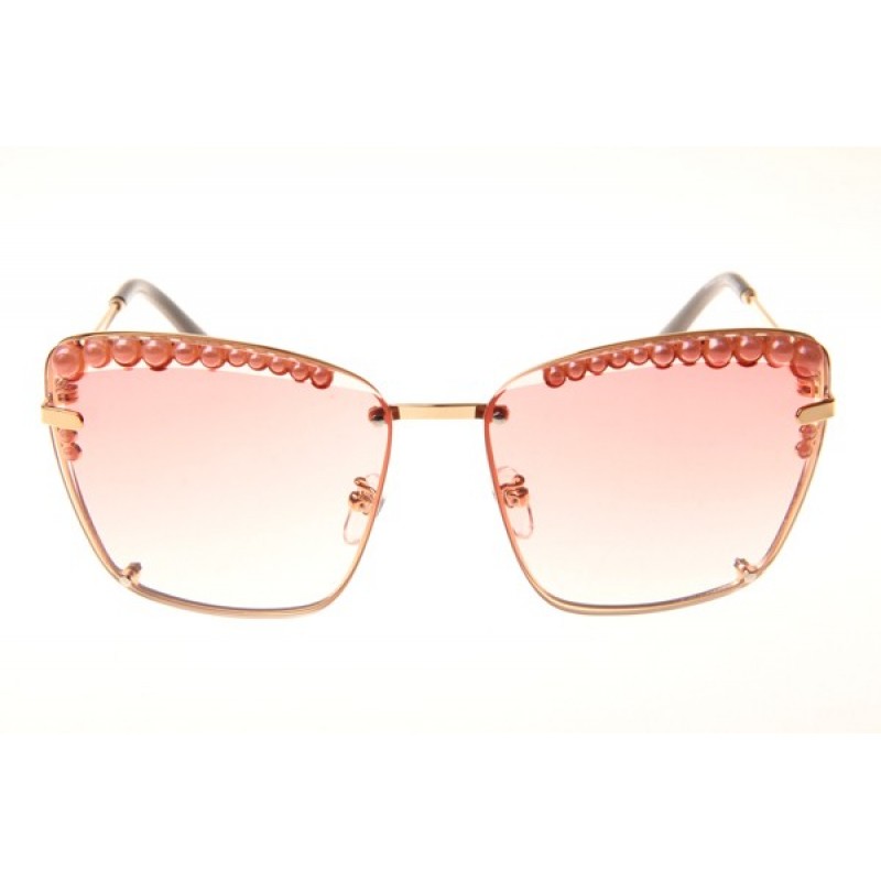 Chanel CH71109S Sunglasses In Gold Gradient Pink