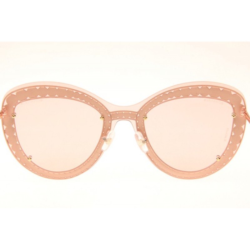 Chanel CH4236-H Sunglasses In Gold Pink