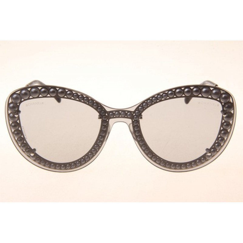 Chanel CH4236-H Sunglasses In Silver Grey