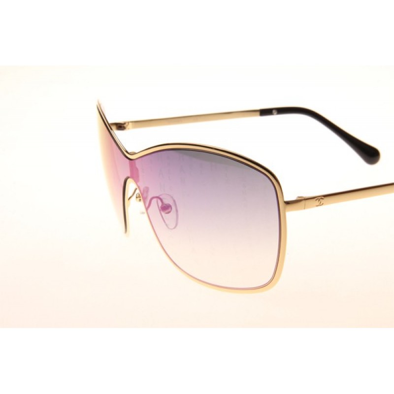 Chanel CH9529 Sunglasses In Gold Gradient Grey