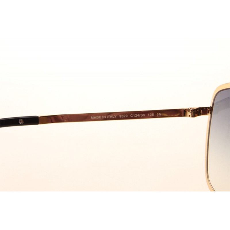 Chanel CH9529 Sunglasses In Gold Gradient Grey
