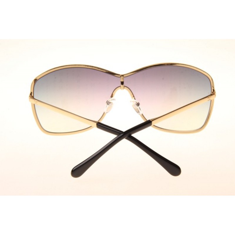 Chanel CH9529 Sunglasses In Gold Gradient Grey