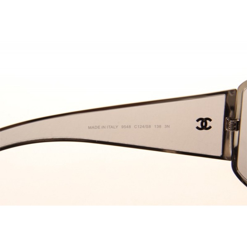 Chanel CH9548 Sunglasses In Transparent Grey