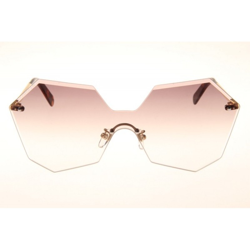 Chanel CH4280 Sunglasses In Gold Gradient Brown
