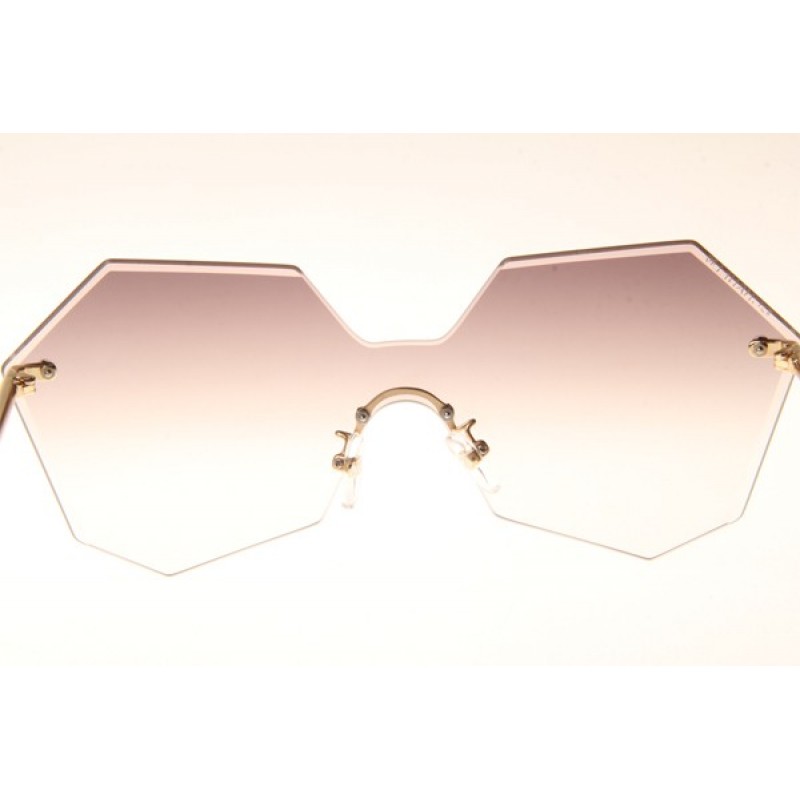 Chanel CH4280 Sunglasses In Gold Gradient Brown
