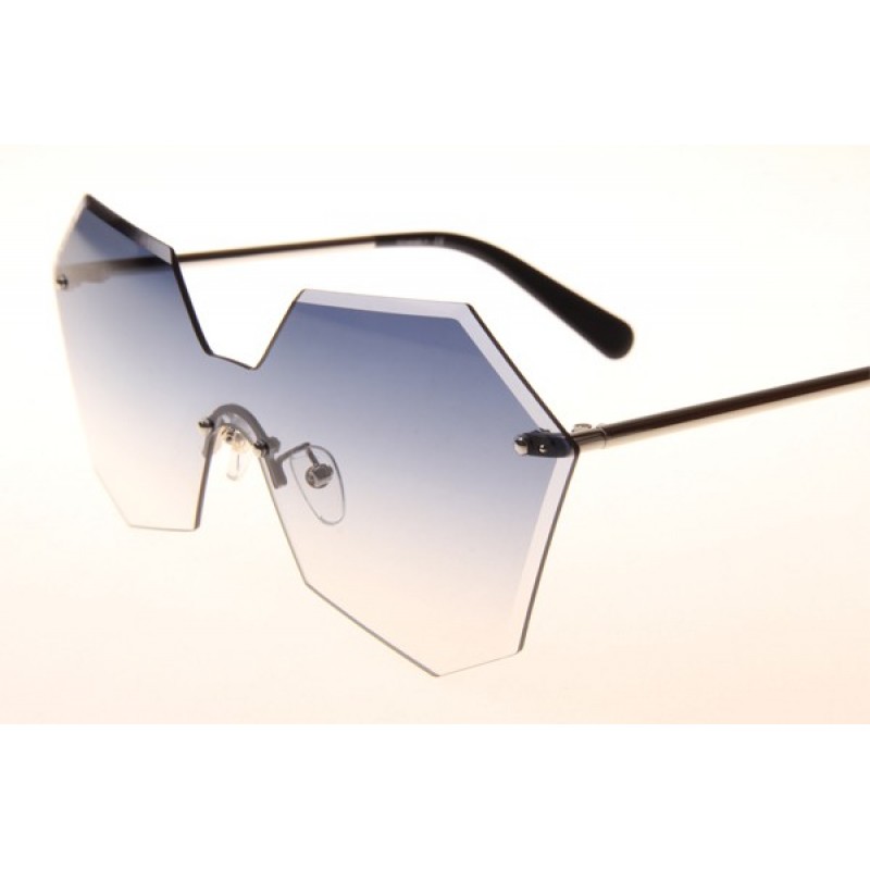 Chanel CH4280 Sunglasses In Silver Gradient Blue