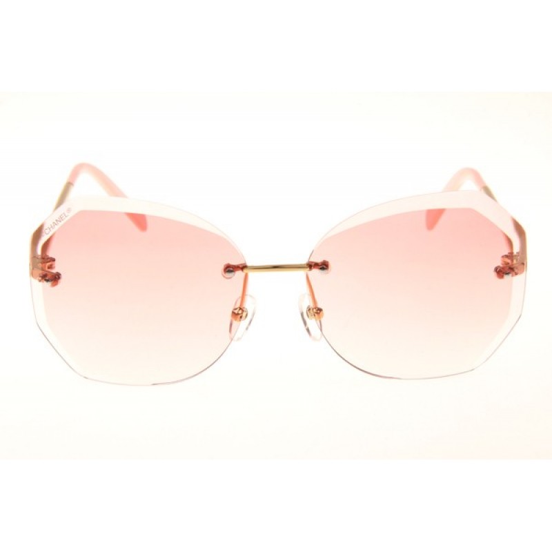 Chanel CH4220 Sunglasses In Gold Gradient Pink