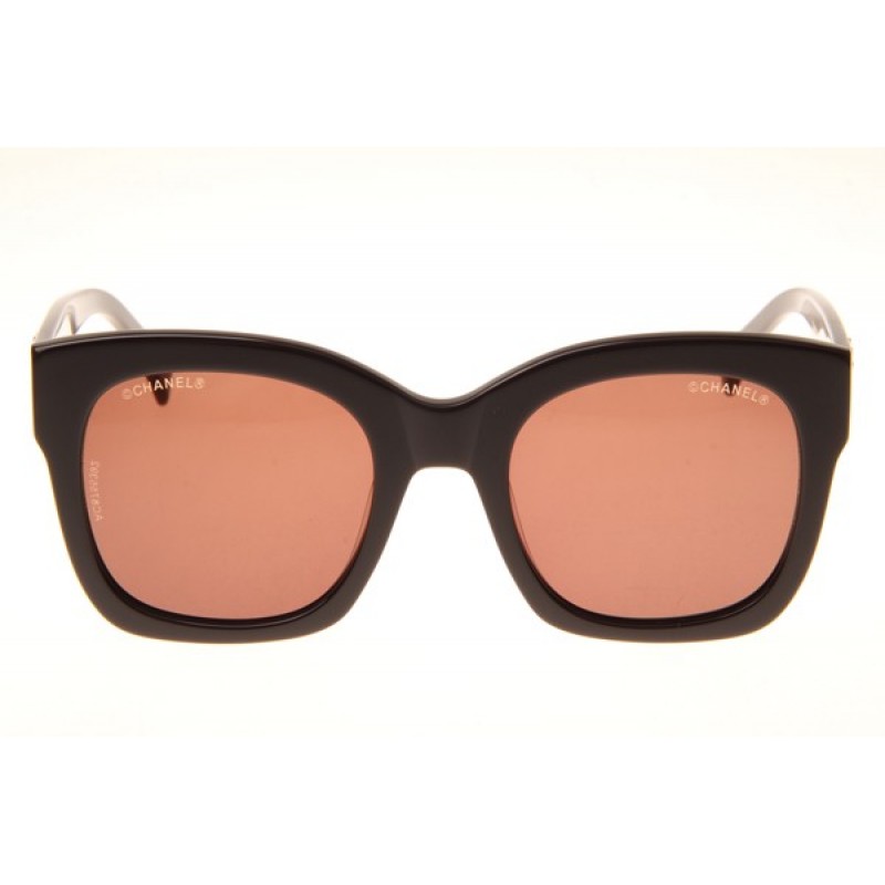 Chanel CH5357 Sunglasses In Black Brown