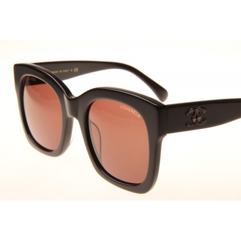 Chanel CH5357 Sunglasses In Black Brown
