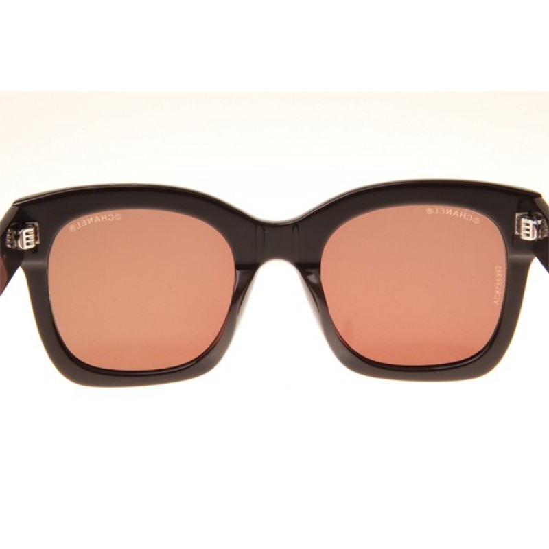 Chanel CH5357 Sunglasses In Black Brown