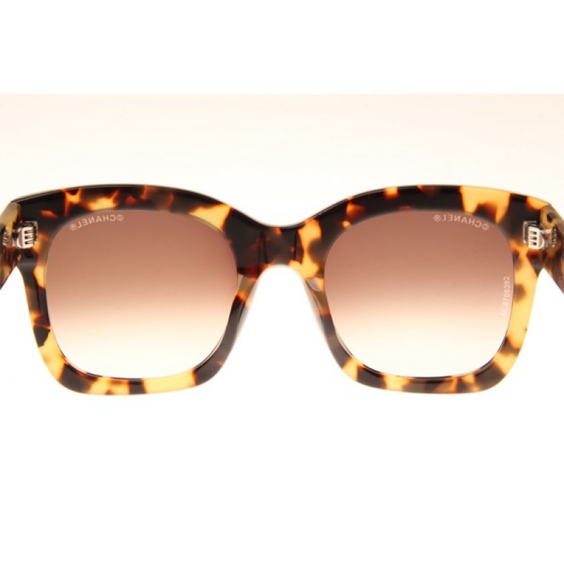 Chanel CH5357 Sunglasses In Tortoise Gradient Brown