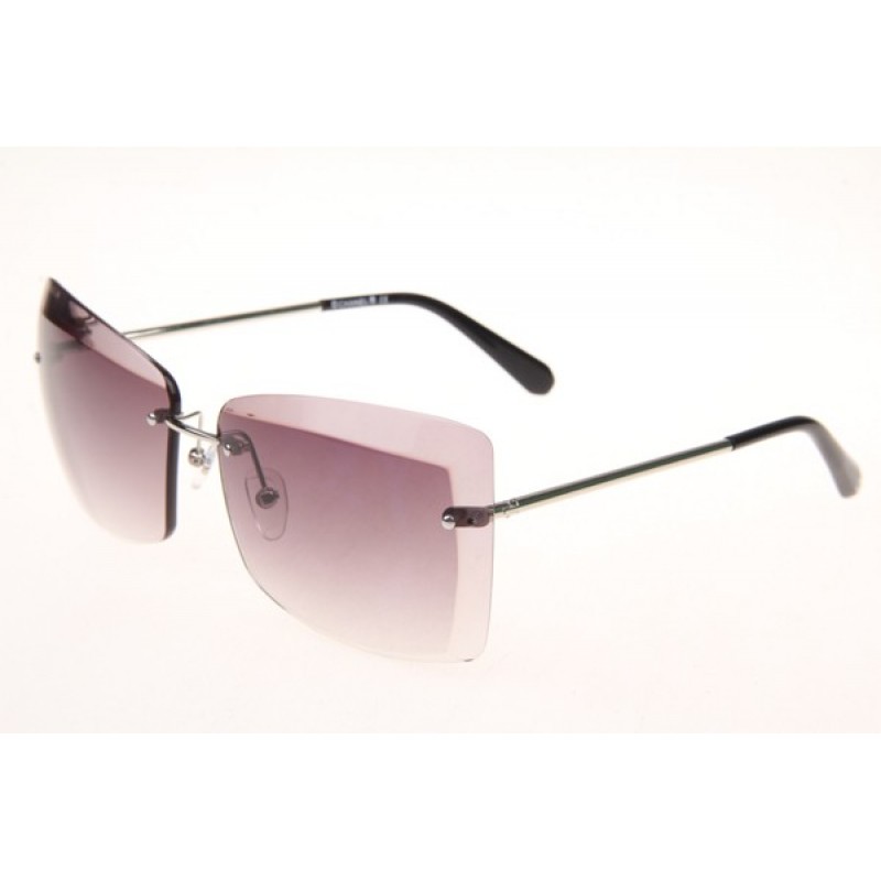Chanel CH71178 Sunglasses In Silver Black With Gre...