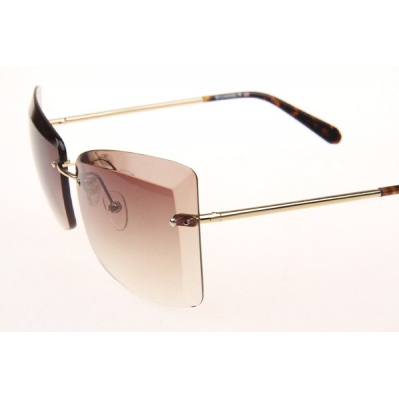 Chanel CH71178 Sunglasses In Gold Tortoise With Brown Gradient Lens