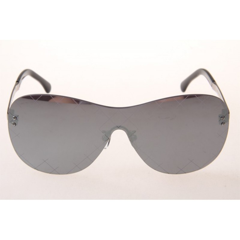 Chanel Collection Perle CH5529A Sunglasses In Silver Black With Mirror Lens