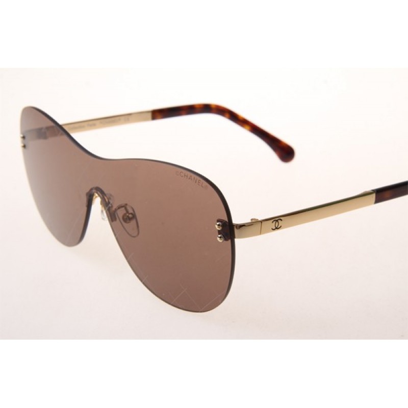 Chanel Collection Perle CH5529A Sunglasses In Gold With Brown Lens