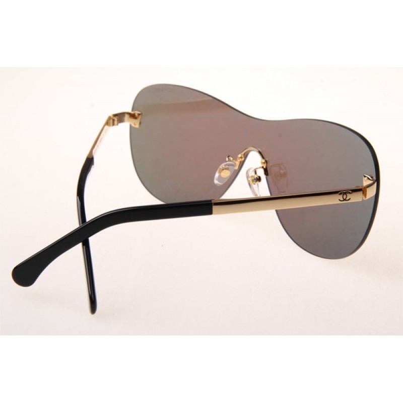 Chanel Collection Perle CH5529A Sunglasses In Gold With Blue Lens