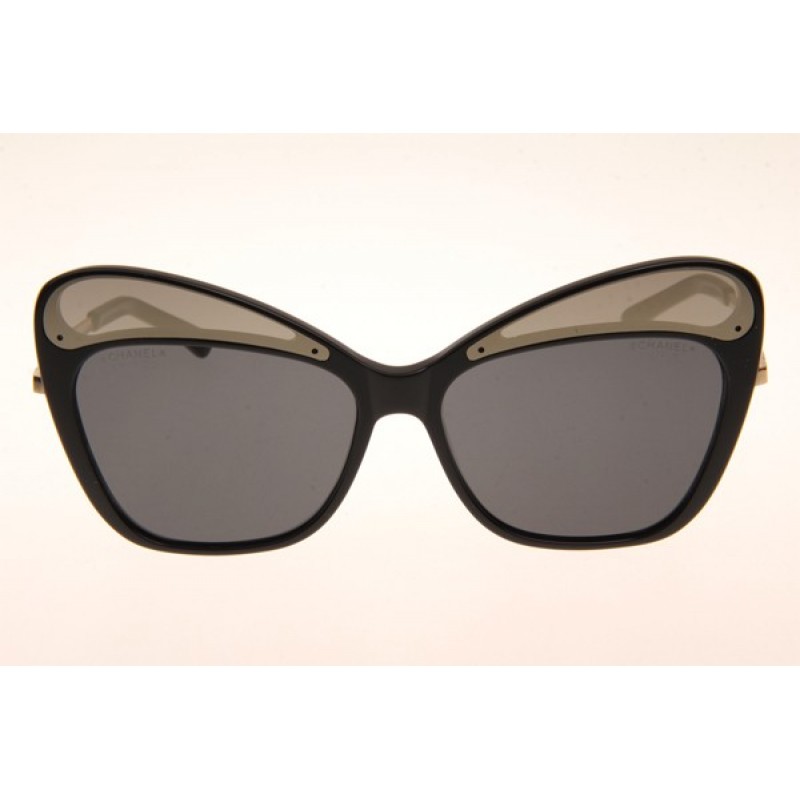 Chanel CH5378-H Sunglasses In Black Gold Grey