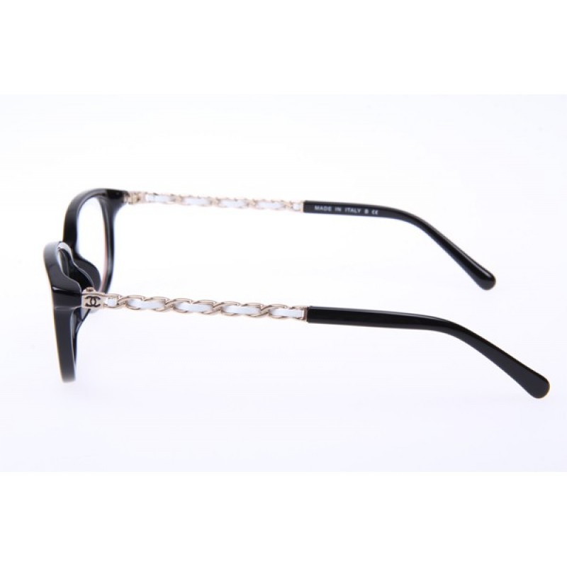 Chanel CH3221-Q Eyeglasses In Black White Black