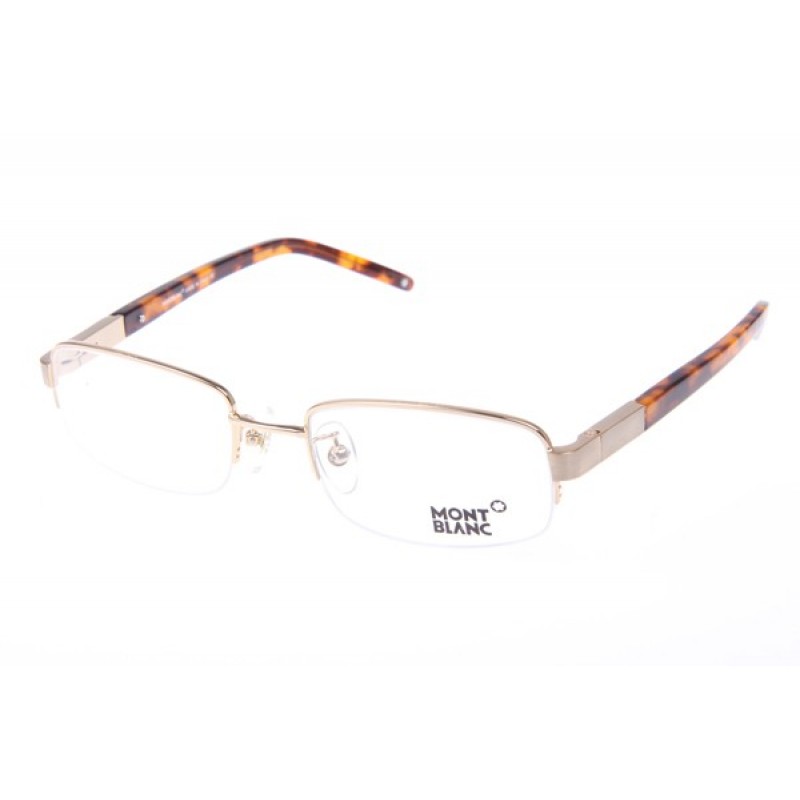 Montblanc MB0249 Eyeglasses in Gold Tortoise