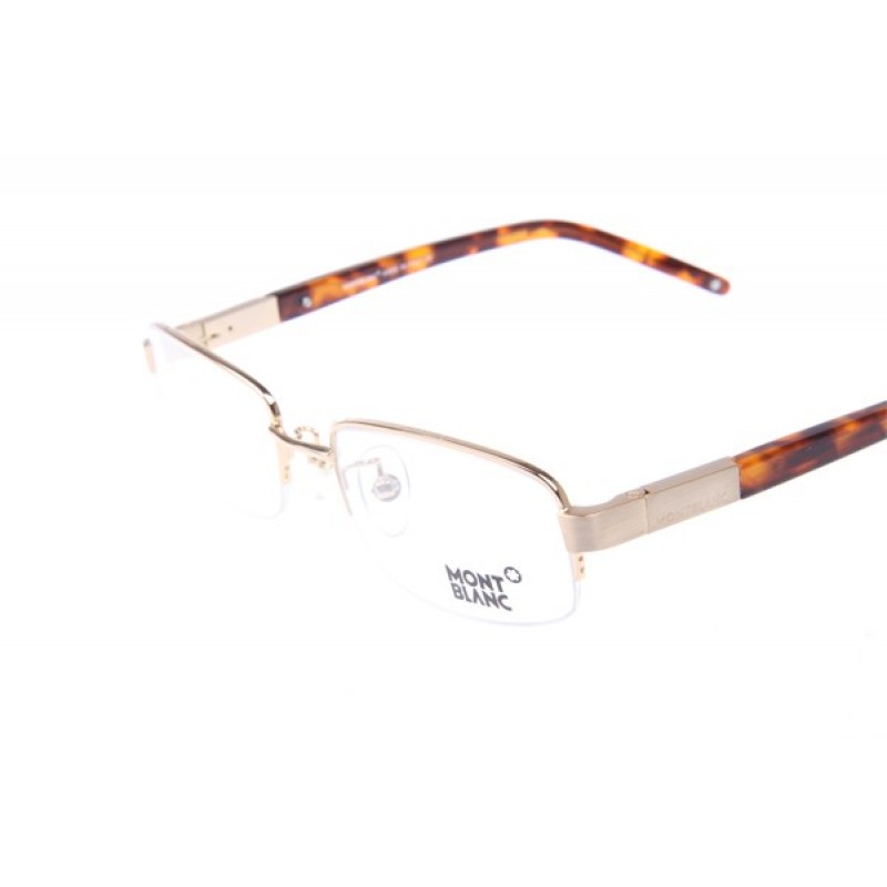 Montblanc MB0249 Eyeglasses in Gold Tortoise