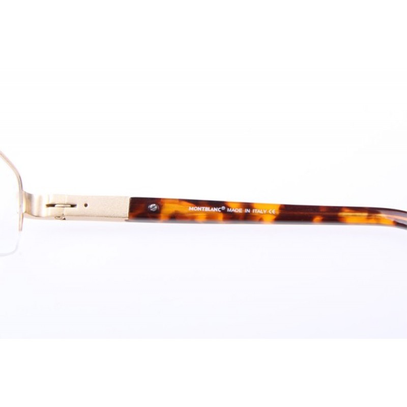 Montblanc MB0249 Eyeglasses in Gold Tortoise