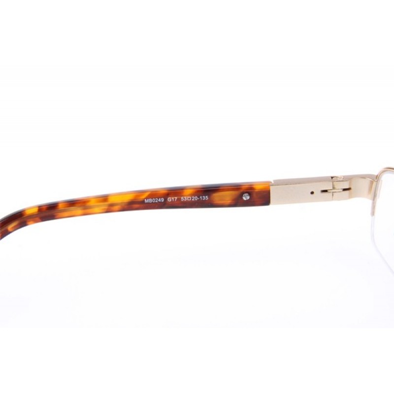 Montblanc MB0249 Eyeglasses in Gold Tortoise