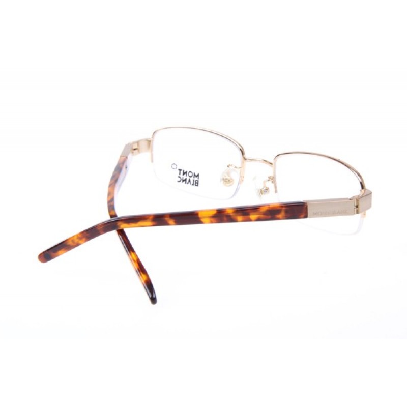 Montblanc MB0249 Eyeglasses in Gold Tortoise