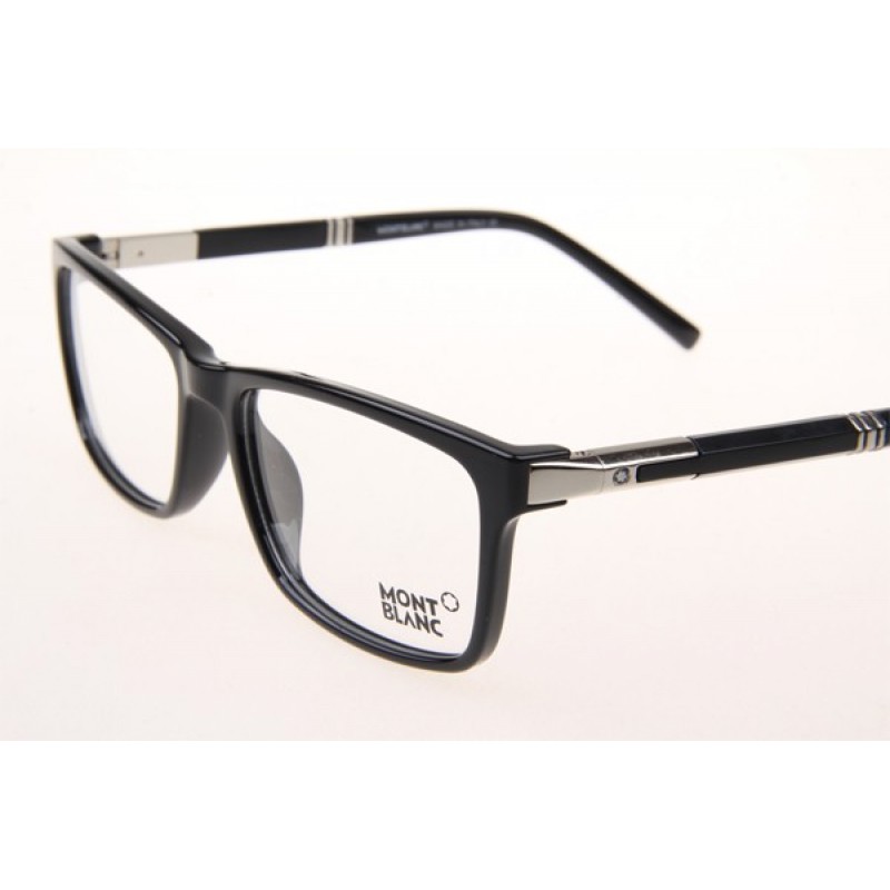 Mont Blanc MB540F Eyeglasses In Black Silver