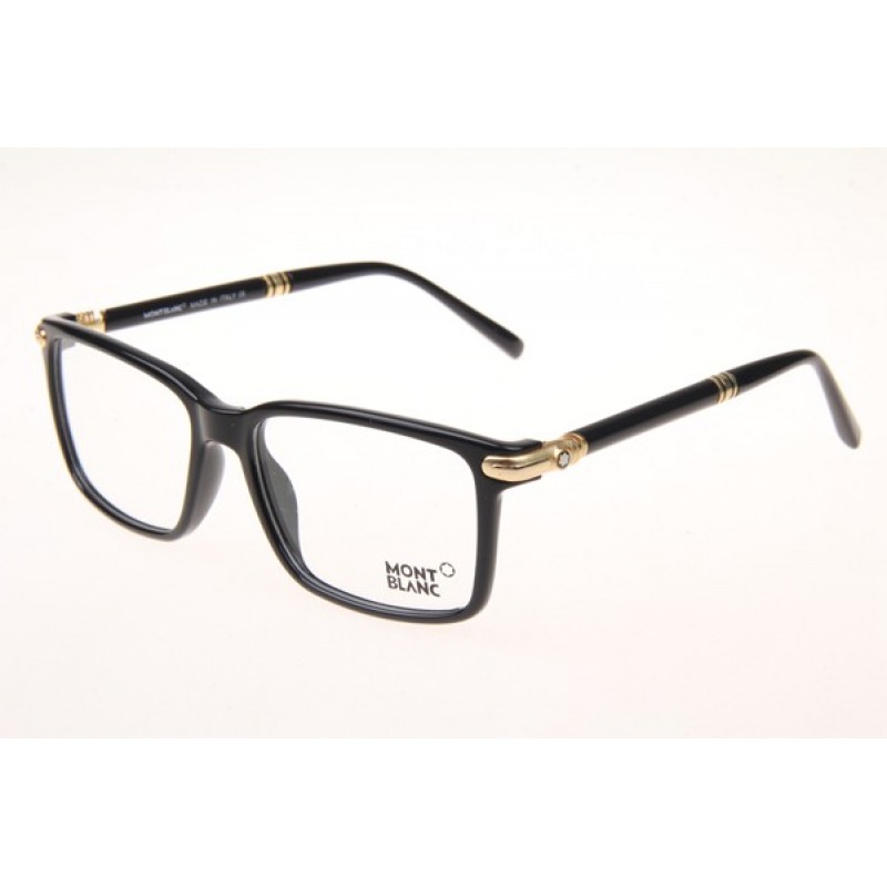 Mont Blanc MB487G Eyeglasses In Black Gold