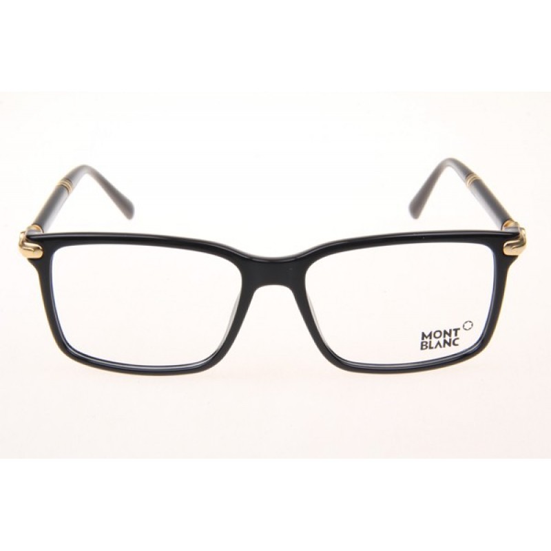 Mont Blanc MB487G Eyeglasses In Black Gold