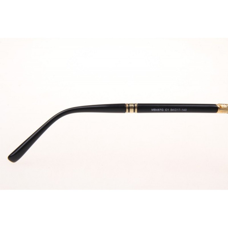 Mont Blanc MB487G Eyeglasses In Black Gold