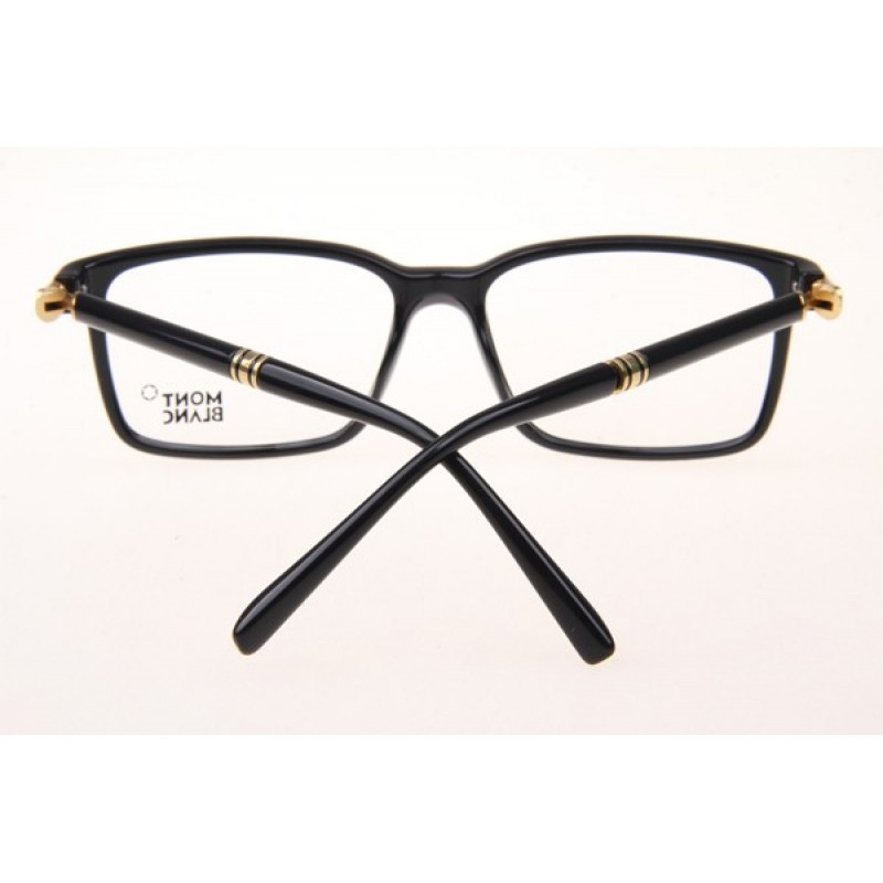 Mont Blanc MB487G Eyeglasses In Black Gold