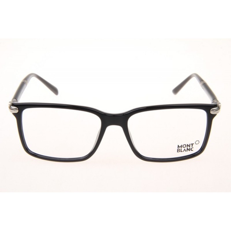 Mont Blanc MB487G Eyeglasses In Black Silver