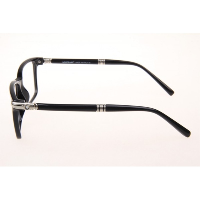 Mont Blanc MB487G Eyeglasses In Black Silver