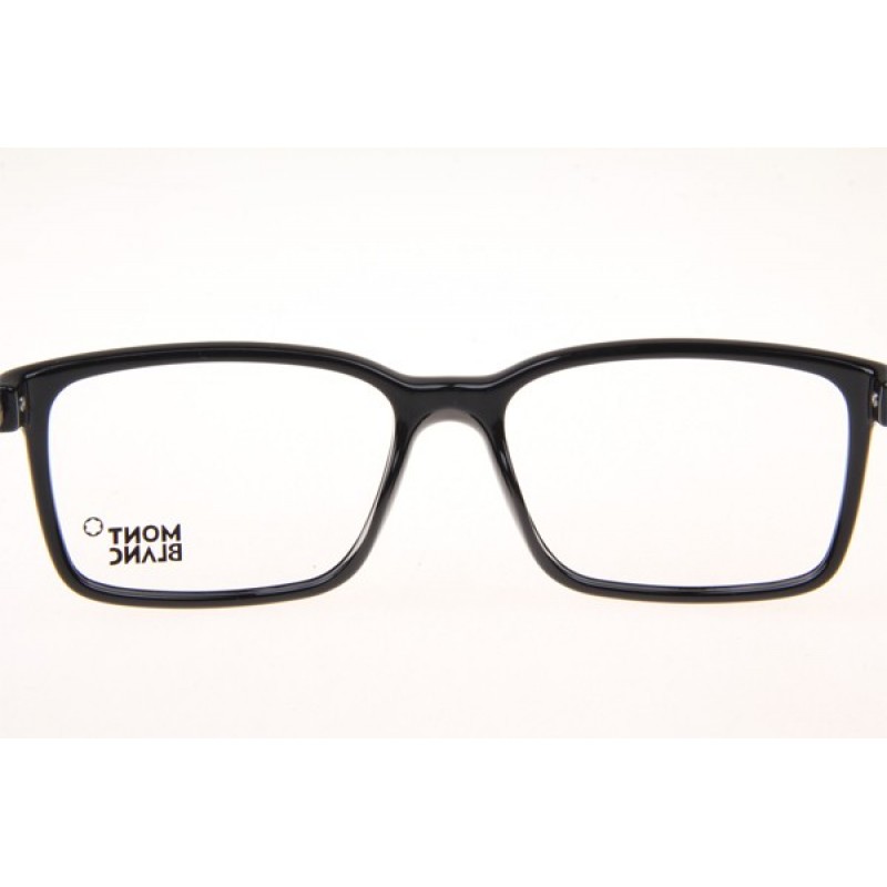 Mont Blanc MB487G Eyeglasses In Black Silver