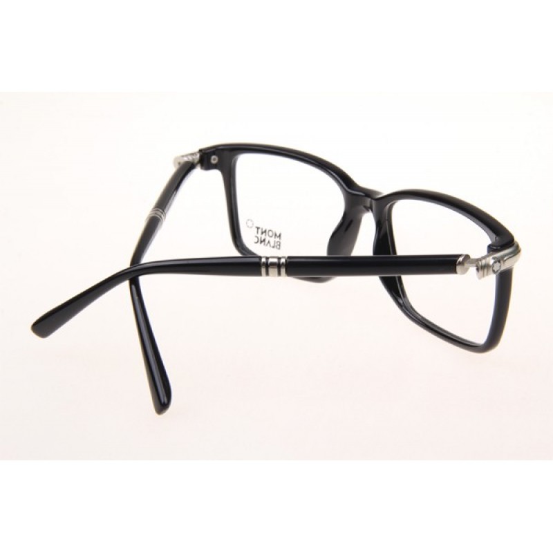 Mont Blanc MB487G Eyeglasses In Black Silver