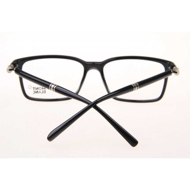 Mont Blanc MB487G Eyeglasses In Black Silver