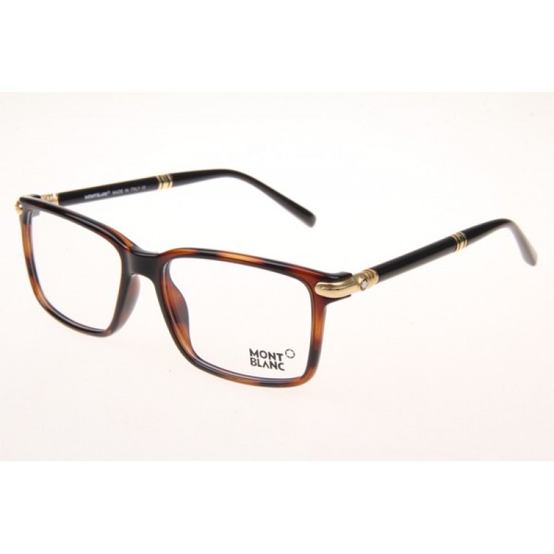 Mont Blanc MB487G Eyeglasses In Tortoise Gold