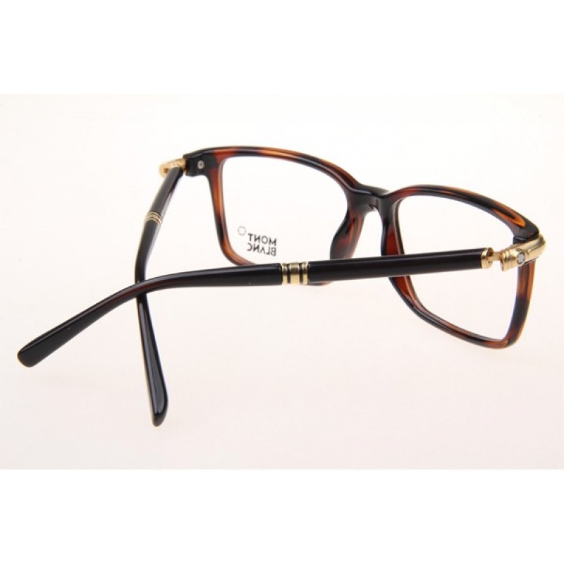 Mont Blanc MB487G Eyeglasses In Tortoise Gold