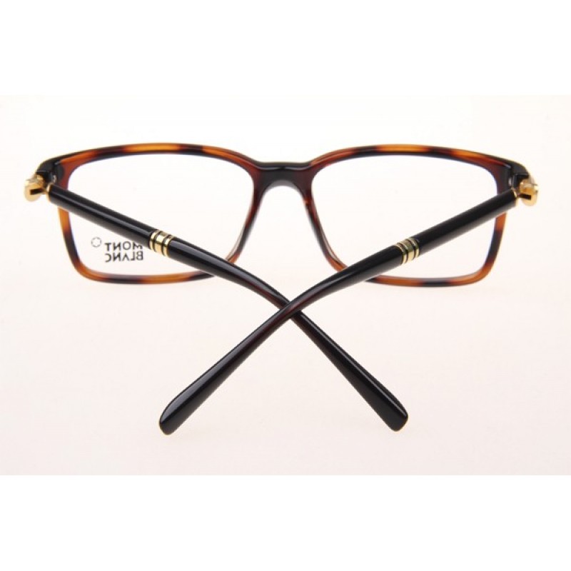 Mont Blanc MB487G Eyeglasses In Tortoise Gold