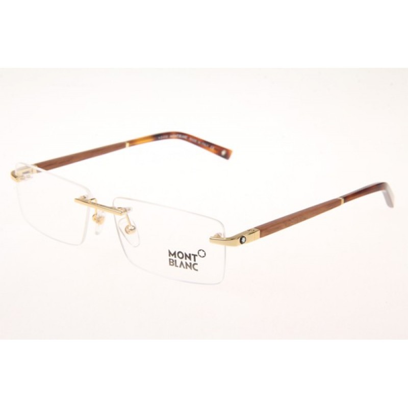 Mont Blanc MB390 Eyeglasses In Gold