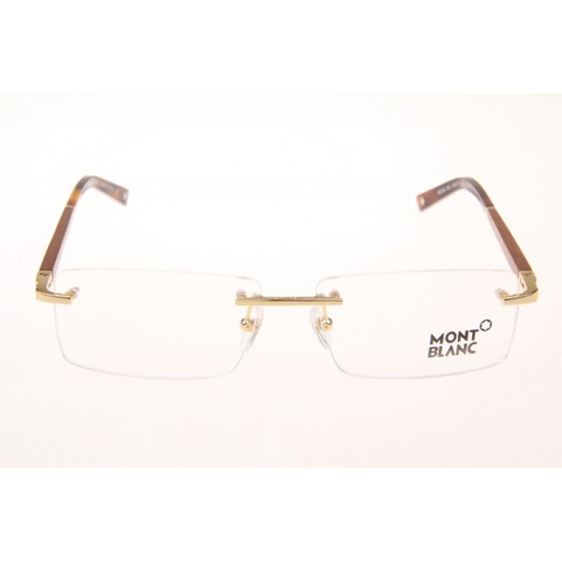 Mont Blanc MB390 Eyeglasses In Gold