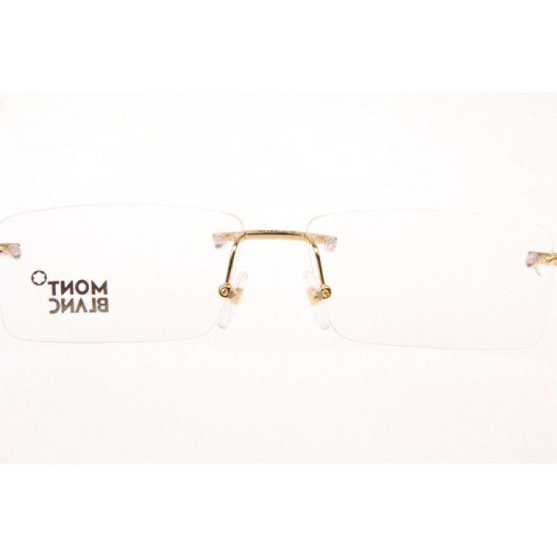 Mont Blanc MB390 Eyeglasses In Gold