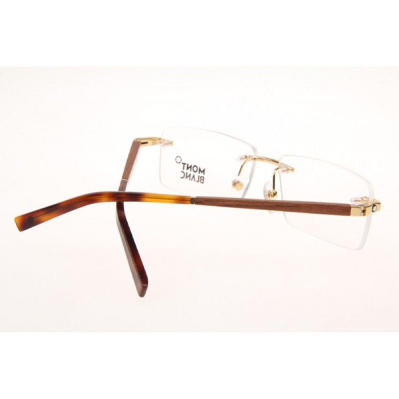 Mont Blanc MB390 Eyeglasses In Gold