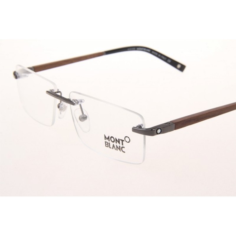 Mont Blanc MB390 Eyeglasses In Gunmetal