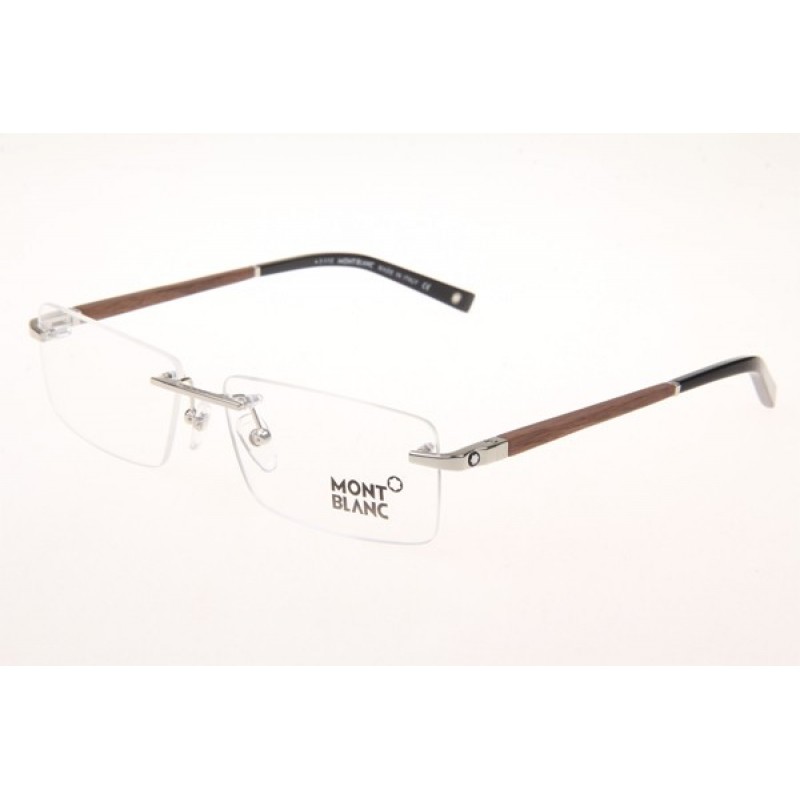 Mont Blanc MB390 Eyeglasses In Silver