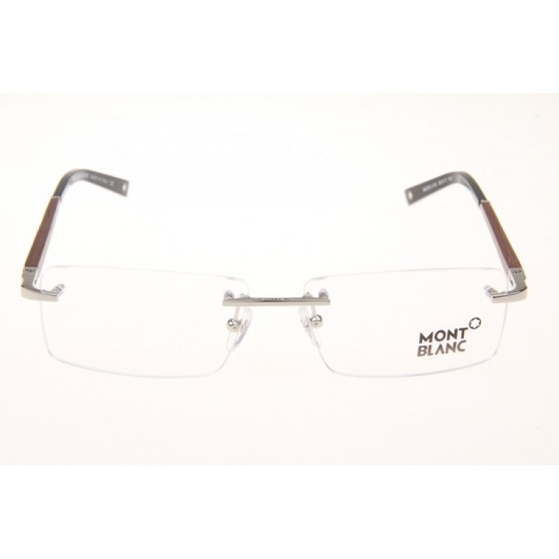 Mont Blanc MB390 Eyeglasses In Silver